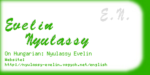 evelin nyulassy business card